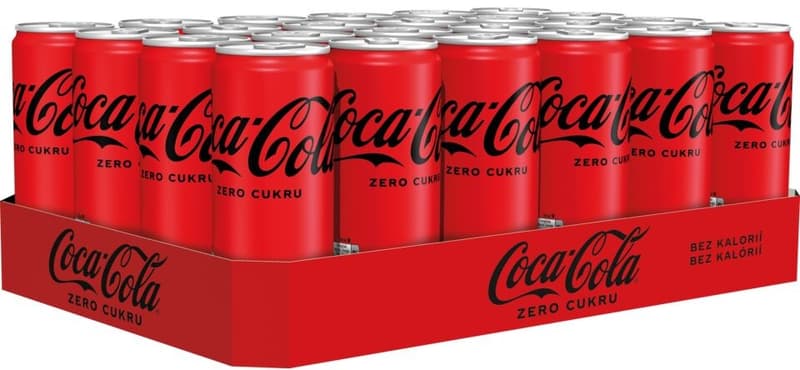 Coca-Cola Zero plech (24×0,33 l)
