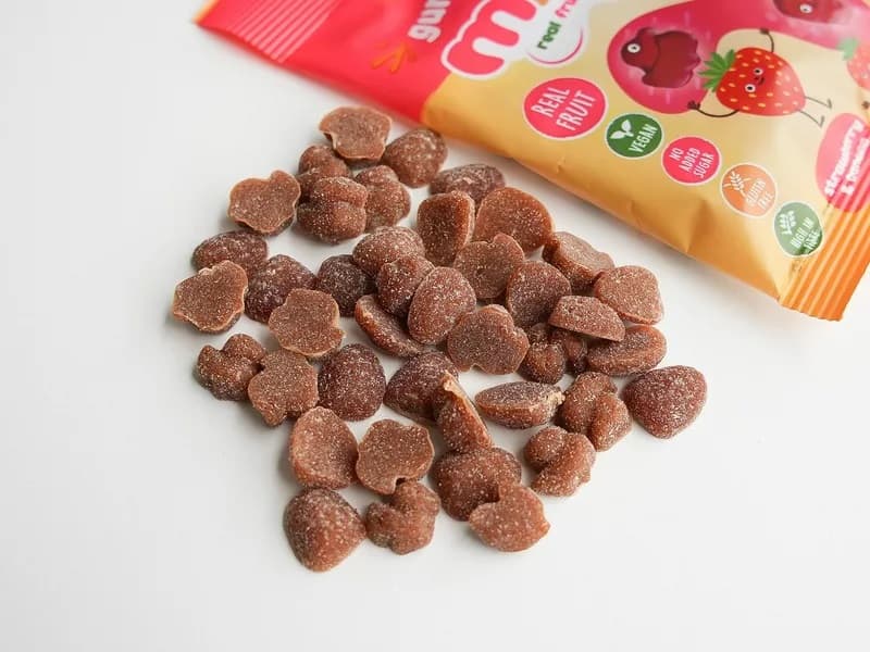 Mixit Fruit mixies natural jelly candies banana & strawberry