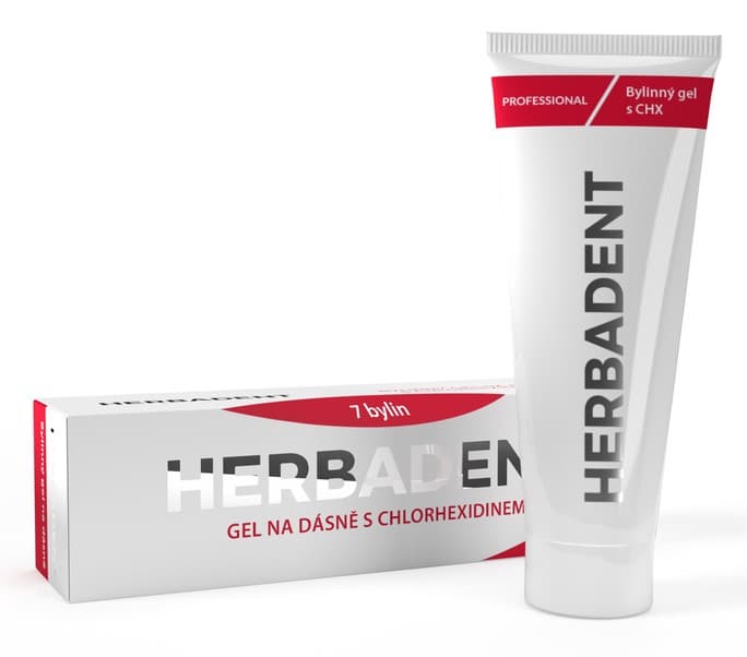 HERBADENT PROFES.bylin.gel na dásně s chlorhex.25g