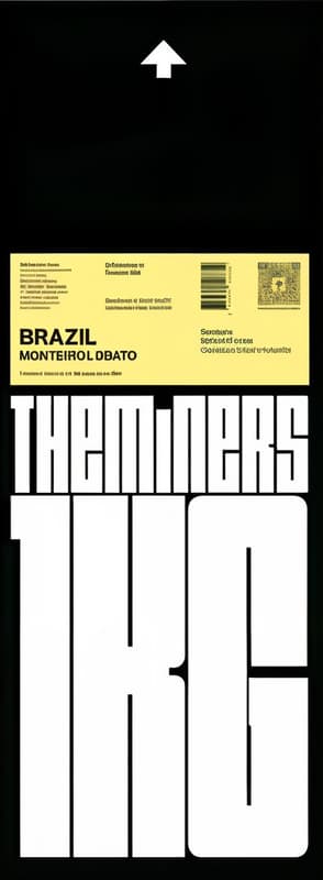 The Miners Coffee Brasil Monteiro Lobato espresso coffee beans
