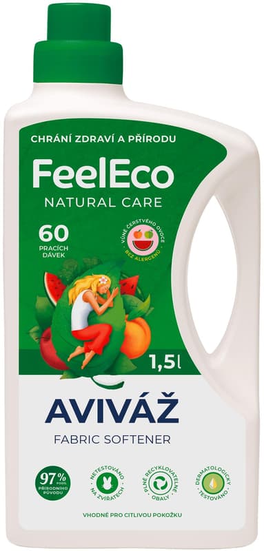 FeelEco fabric softener with a fruit scent