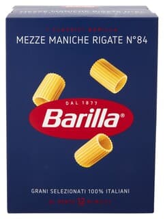 Barilla pasta Mezze Maniche Rigate