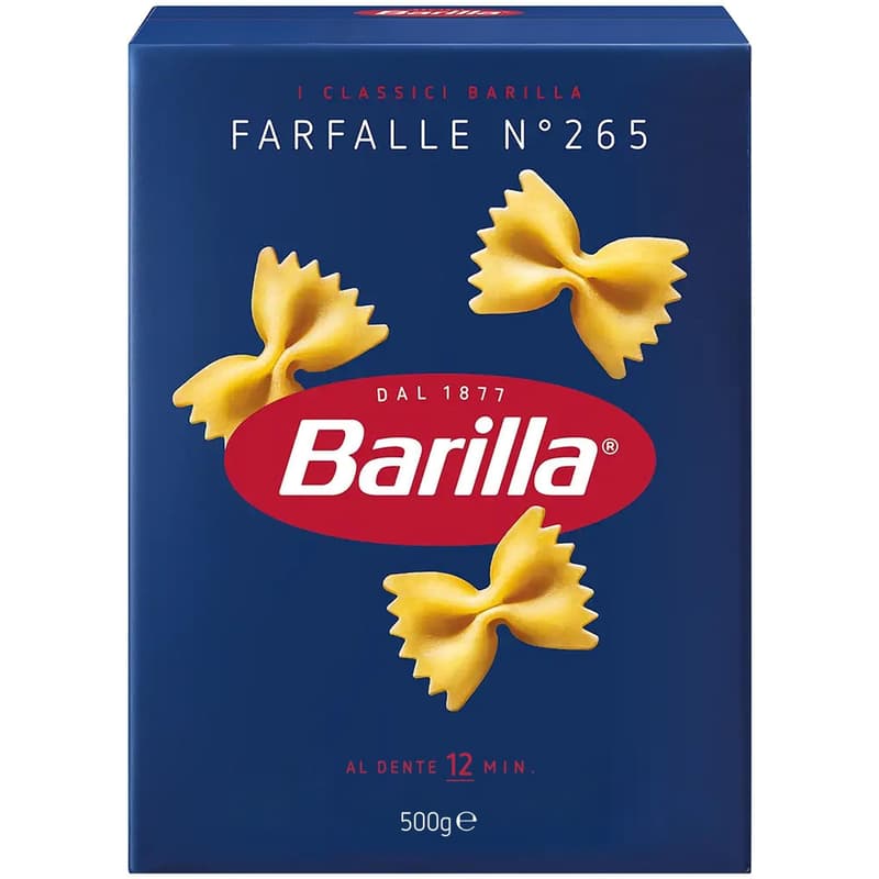 Barilla pasta Farfalle Grani Selezionati 100% Italiani