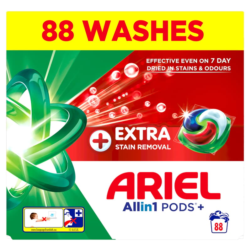 Ariel Extra Clean Allin1 + washing capsules