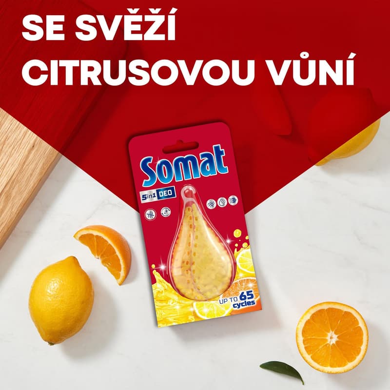 Somat Deo Perls dishwasher fragrance Lemon & Orange