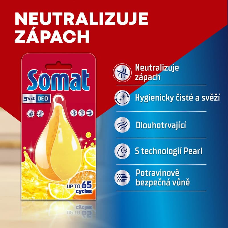 Somat Deo Perls dishwasher fragrance Lemon & Orange