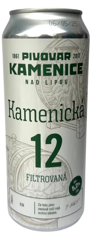 Kamenice 12° can