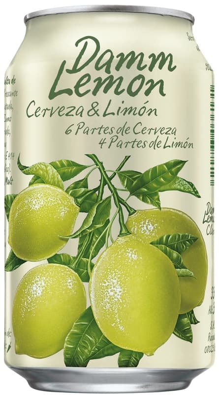 Damm Lemon Radler can