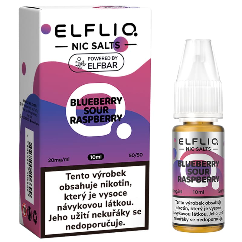 EFLIQ E-liquid Elf Bar blueberry and sour raspberry 20 mg