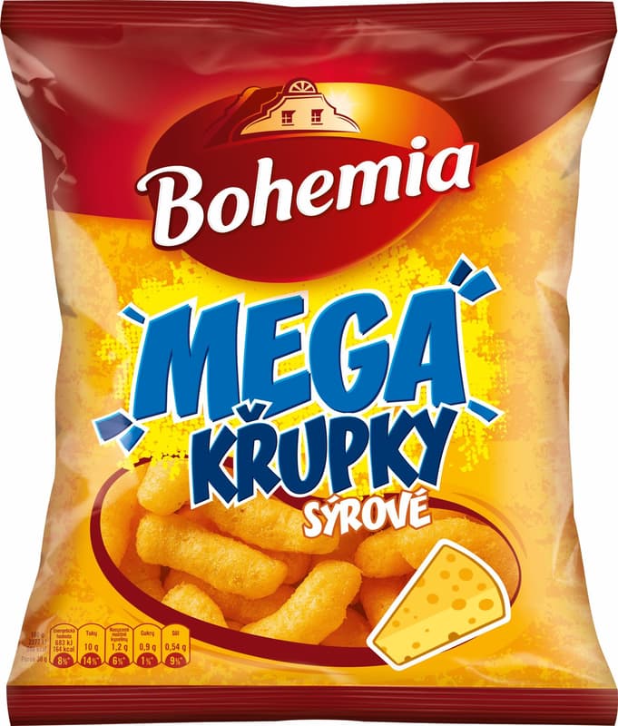 Bohemia Puffed crisps with cheese flavor