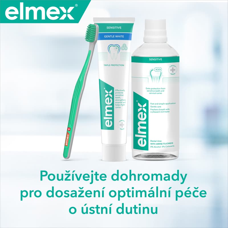 elmex Sensitive Gentle White toothpaste for sensitive teeth