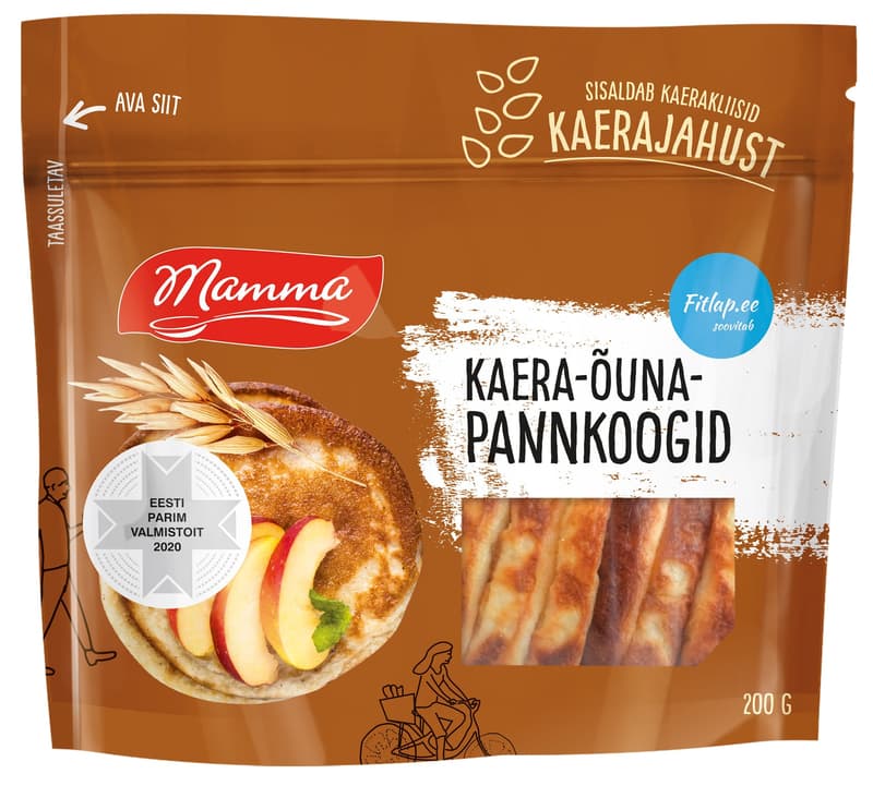 Mamma Oat pancakes with apples