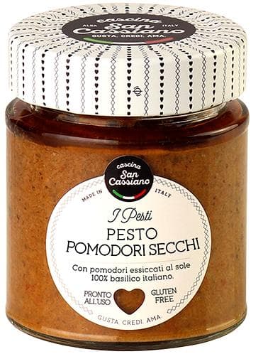 Cascina San Cassiano Red pesto with basil and sun-dried tomatoes