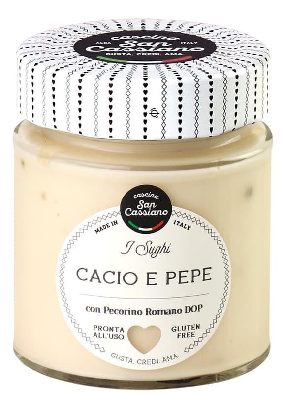 Cascina San Cassiano Sauce Pecorino cheese and black pepper