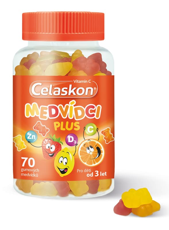 Celaskon MEDVÍDCI PLUS pro děti od 3let 70ks