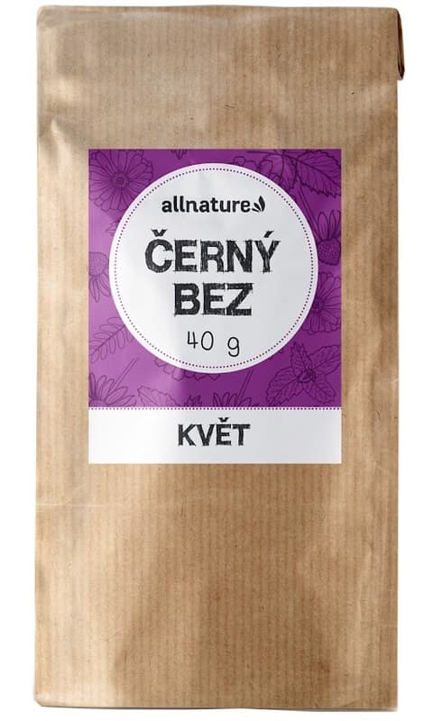 Allnature Černý bez květ Sypaný čaj