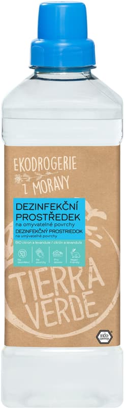 Tierra Verde Dezinfekční prostředek na omyvatelné povrchy citron a levandule