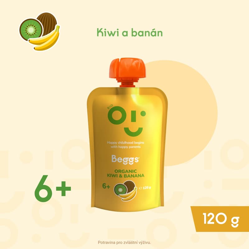 Beggs BIO Kiwi a banán