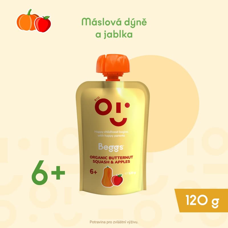 Beggs BIO Máslová dýně a jablka