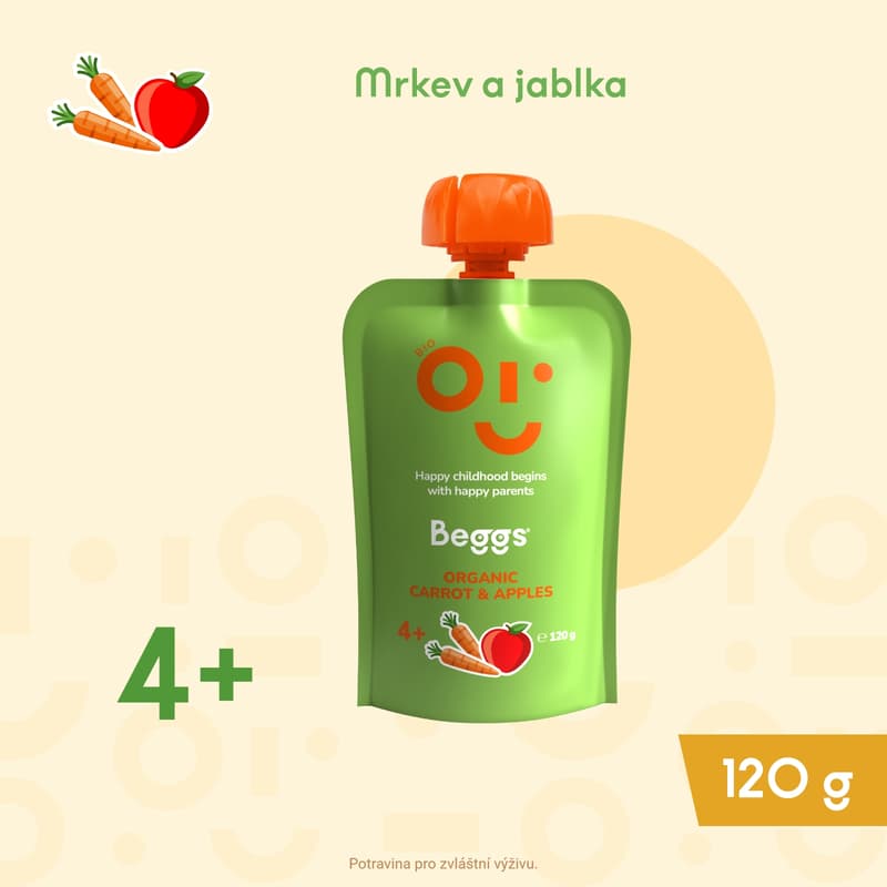 Beggs BIO Mrkev a jablka