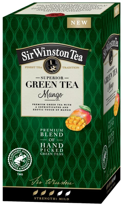 Sir Winston Tea Green Tea Mango tea