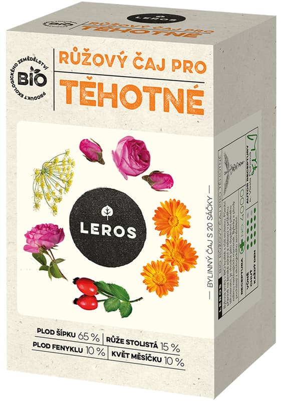 Leros Organic Pink tea for pregnancy