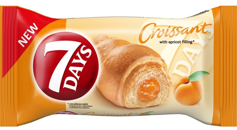 7Days Croissant s meruňkovou náplní