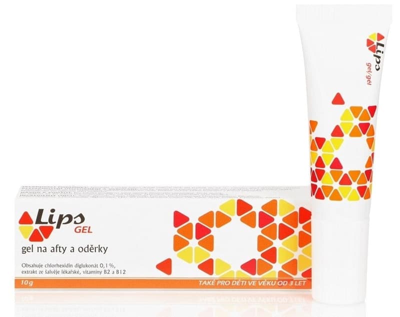 Lips gel for canker sores and abrasions 10g