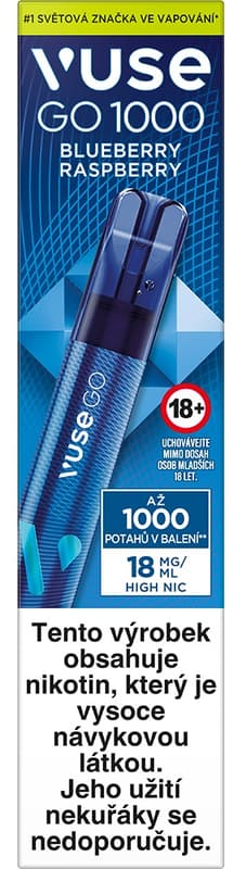 Vuse GO 1000 Blueberry Raspberry
