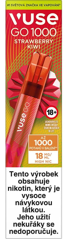Vuse Go 1000 Strawberry Kiwi