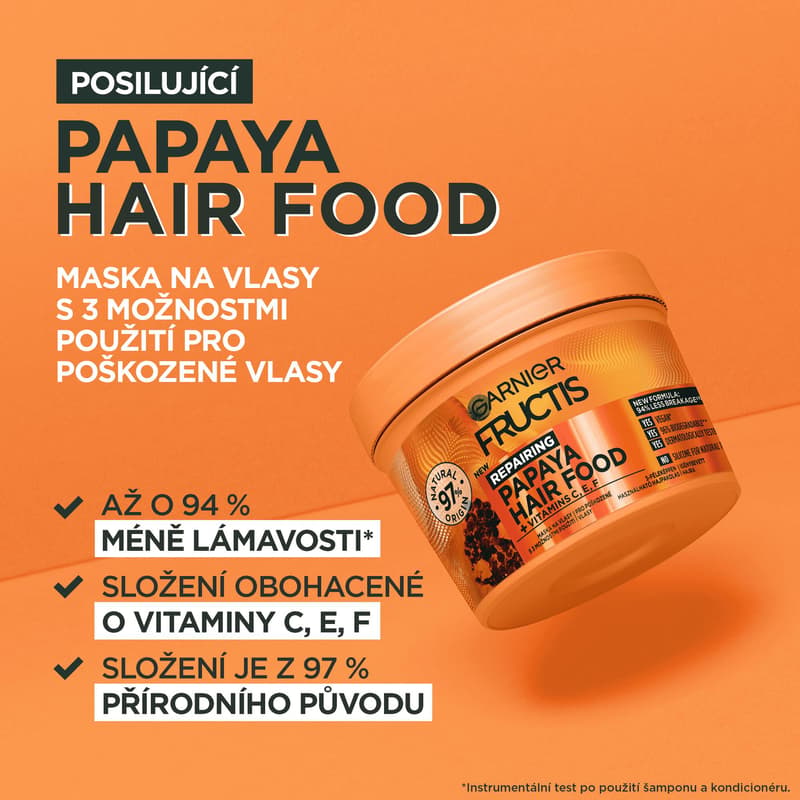 Garnier Fructis Hair Food Papaya hair mask