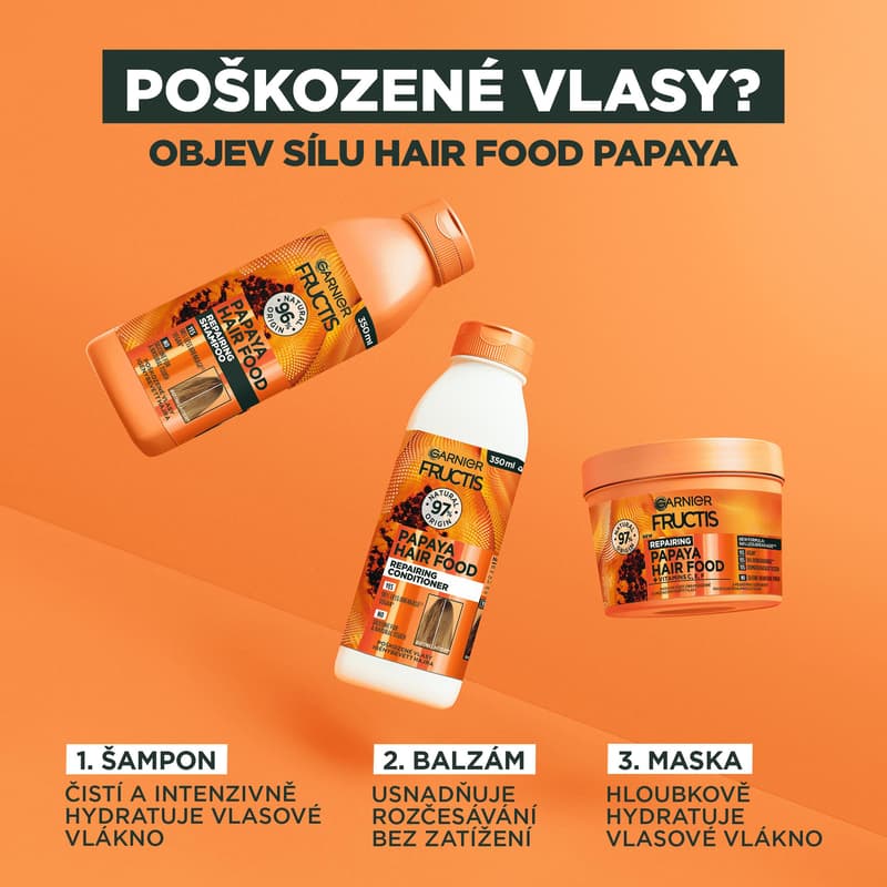 Garnier Fructis Hair Food Papaya hair mask