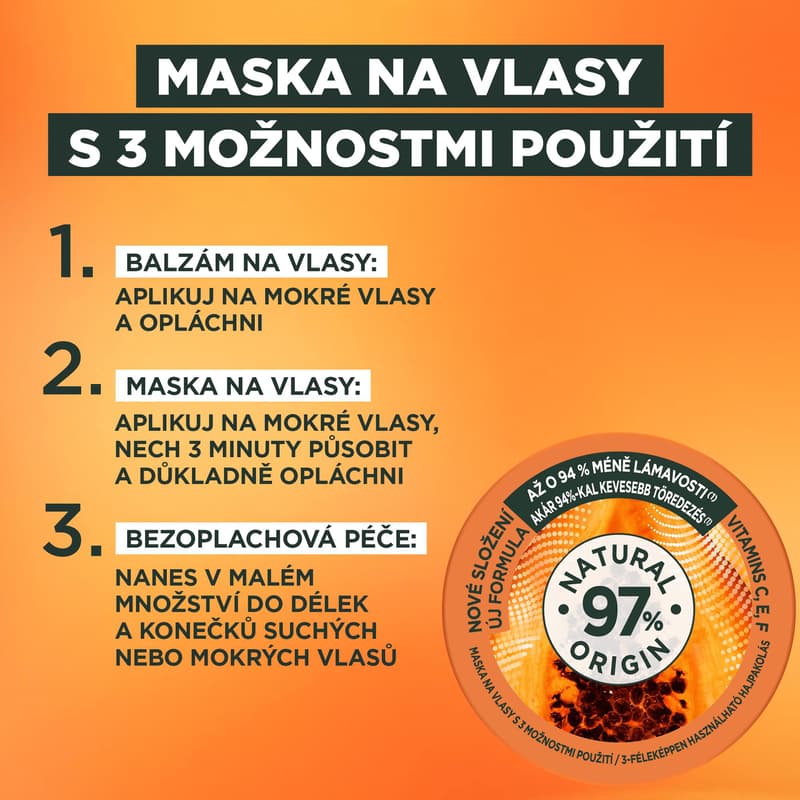 Garnier Fructis Hair Food Papaya hair mask