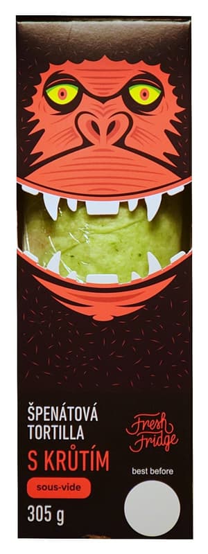 Fresh Fridge Špenátová tortilla s krůtím masem