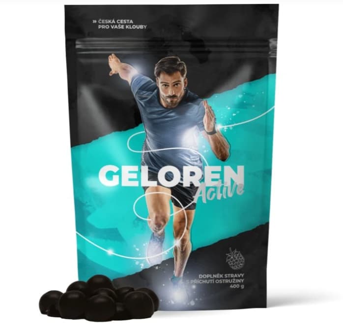 Geloren Active příchuť ostružina 90 želé tablet