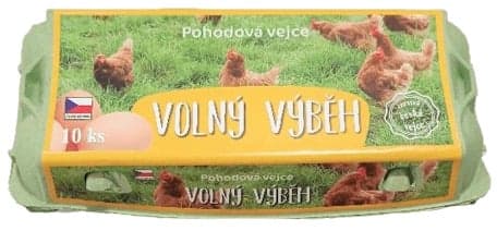 Pohodová vejce z volného výběhu