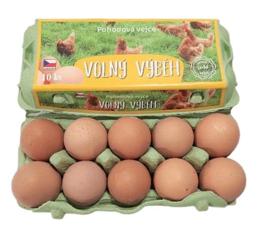 Pohodová vejce z volného výběhu