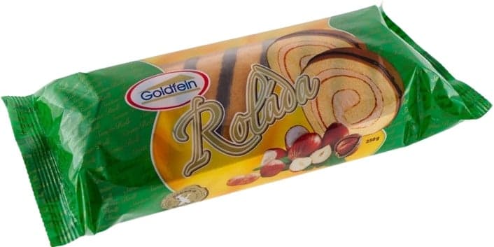 Goldfein Lískooříšková roláda zdobená