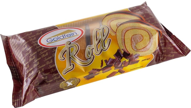 Goldfein Cocoa roulade with toppings