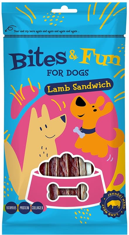 Akinu Bites&Fun Lamb sandwich treats for dogs