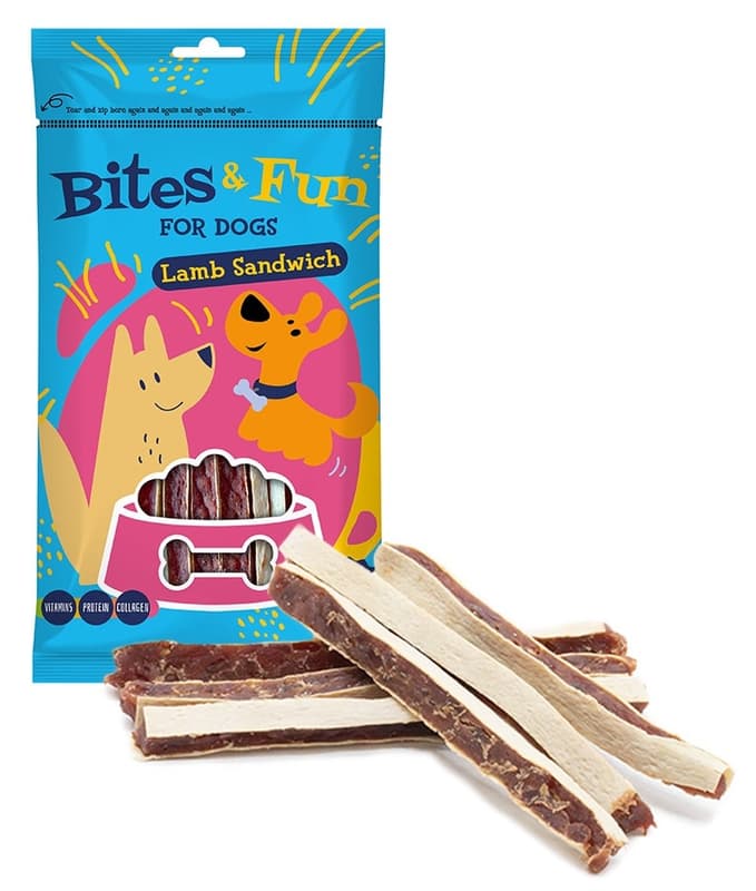 Akinu Bites&Fun Lamb sandwich treats for dogs