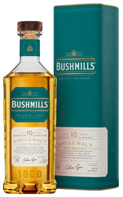 Bushmills Single Malt Irish Whiskey 40% vol. gift box