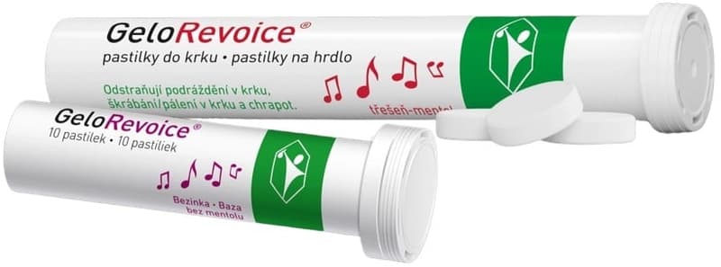 GeloRevoice throat lozenges elderberry-without menthol. 10pcs