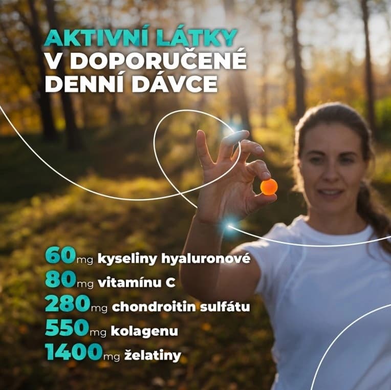 Geloren Active příchuť pomeranč 90 želé tablet