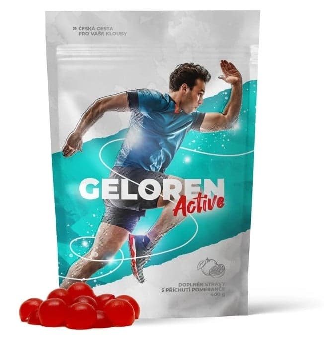 Geloren Active příchuť pomeranč 90 želé tablet