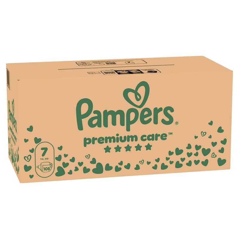 Pampers Premium Care jednorázové plenky 7 (15+ kg)