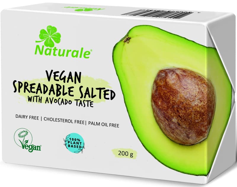 Naturale Vegan spread with avocado flavor