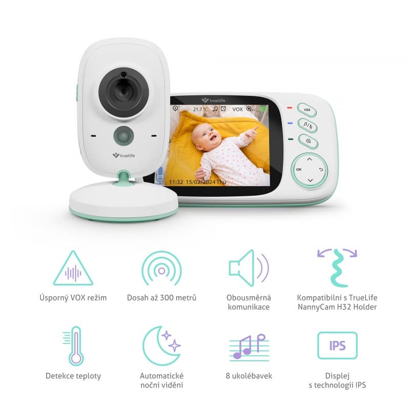 TrueLife NannyCam H32 Pro video chůvička