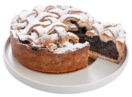 Rohlik.cz Dreamy plum poppy pie from The Green Garden