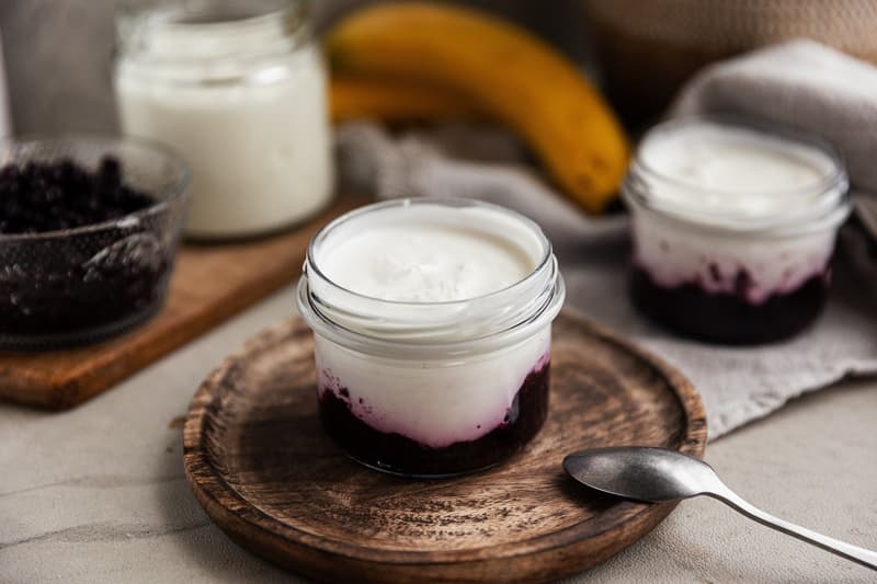 Pappudia Jogurt s borůvkami a banány bez přidaného cukru